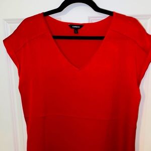 ⭐️ BOGO - Express Satin-like Shirt - red